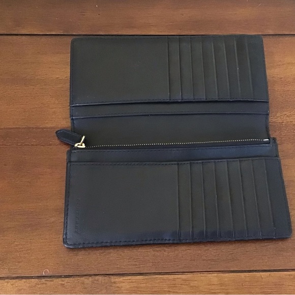 Black Brown Plaid Burberry Unisex Wallet - Picture 4 of 12